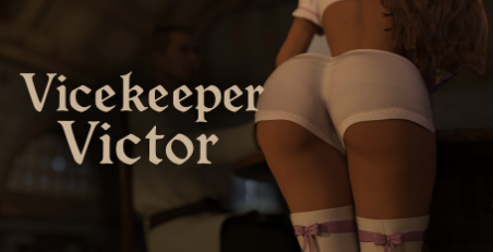 A Poster for the now abandonded lewd game 'Vicekeeper Victor'.